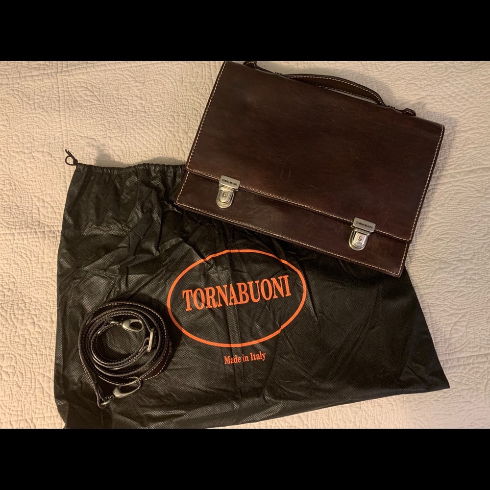 Vintage Tornabuoni Briefcase Made in Italy